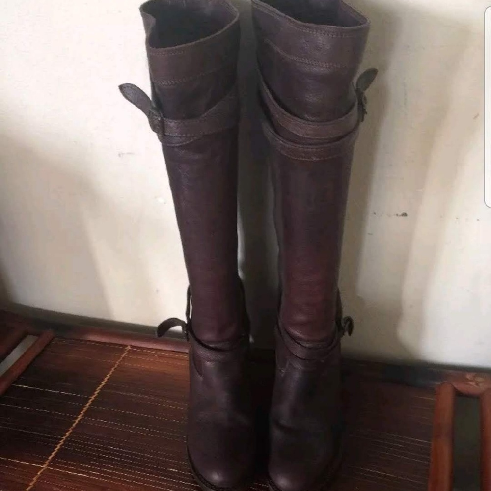 Frye Strappy Jane Boots